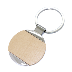Porte-clés forme Cercle en Bois