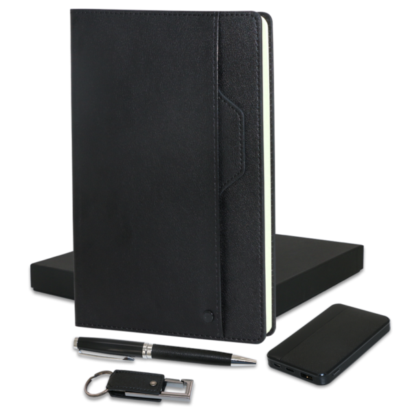 Coffret Cadeau Entreprise Technologique Usb 32 GB & Powerbanb 5000 MAH Wireless