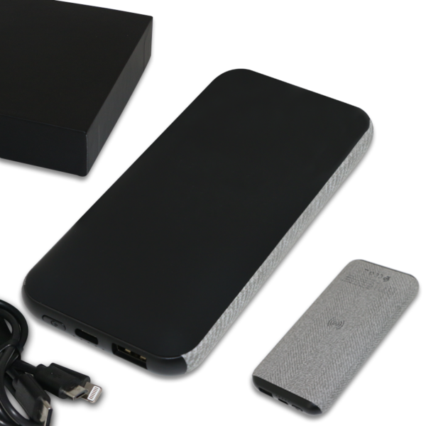 Coffret Powerbank Wireless Simili SP 10000 MAH