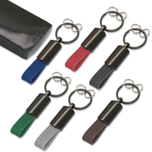 Boite Porte-Cle Simili Carbon